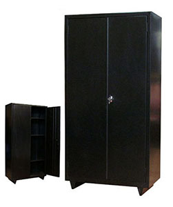 Armario metálico 90cm  negro