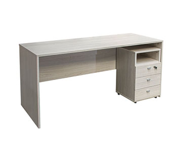 Escritorio de 1.50m gris andino