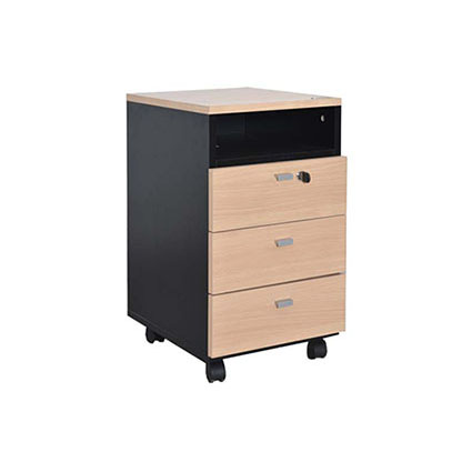 Cajonera Rodante haya negro