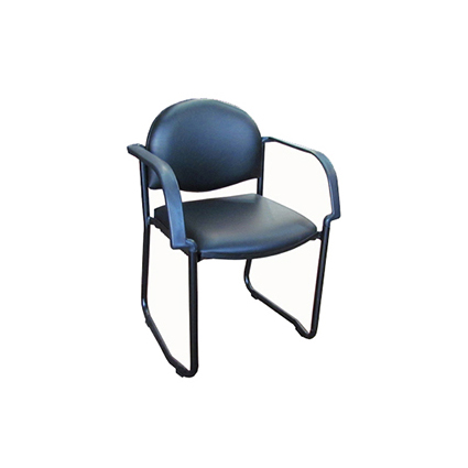 Silla trineo negra negro/a