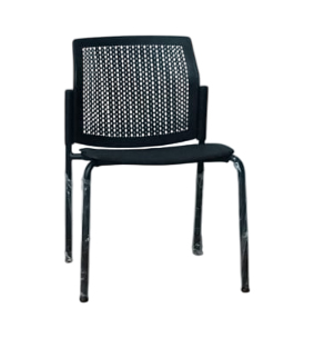 Silla fija Logan sin brazos negro/a