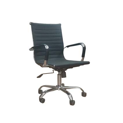 Silla neumatica alumina mediana negro/a