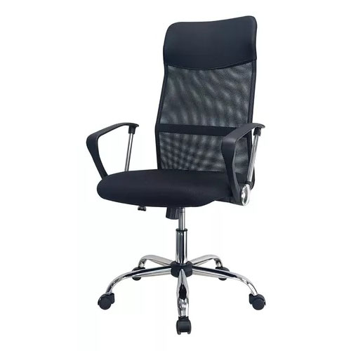 Sillón neumatico mesh alta negro/a