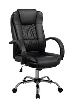 Sillon con basculante Circle Line negro/a